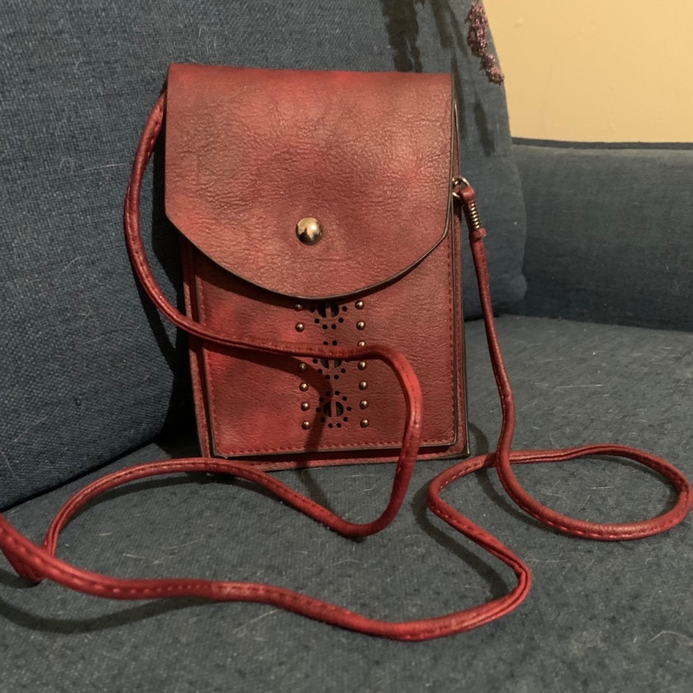 Rustic Red clutch/cross body bag